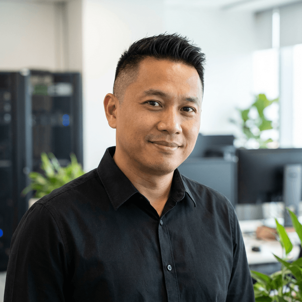 Professional man in office wearing dress shirt